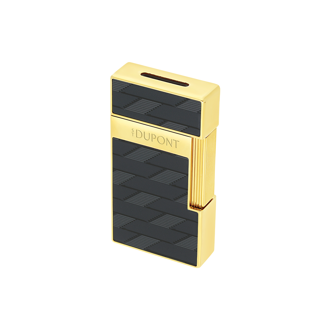 S.T. Dupont Monogram Black Biggy Lighter