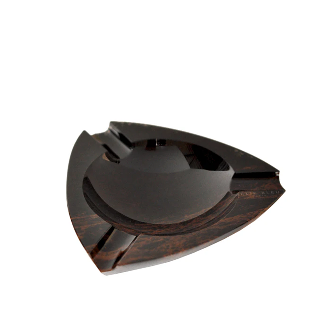 Elie Bleu Obsidian Ashtray - Brown