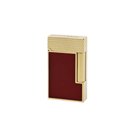 S.T. Dupont Ligne 2 Red Lacquer Guilloche Lighter
