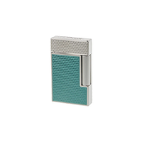 S.T. Dupont Ligne 2 Turquoise Lacquer Guilloche Lighter