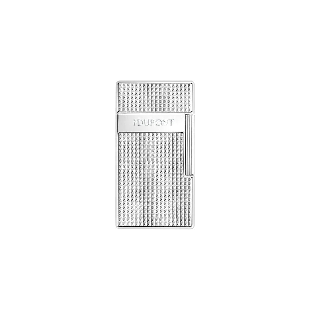 S.T. Dupont Silver Diamondhead Biggy Lighter