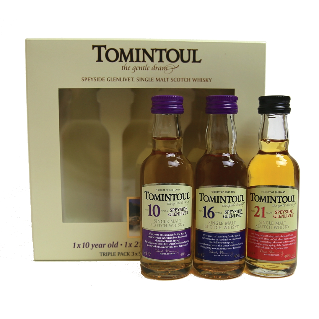 Tomintoul Miniatures Triple Pack