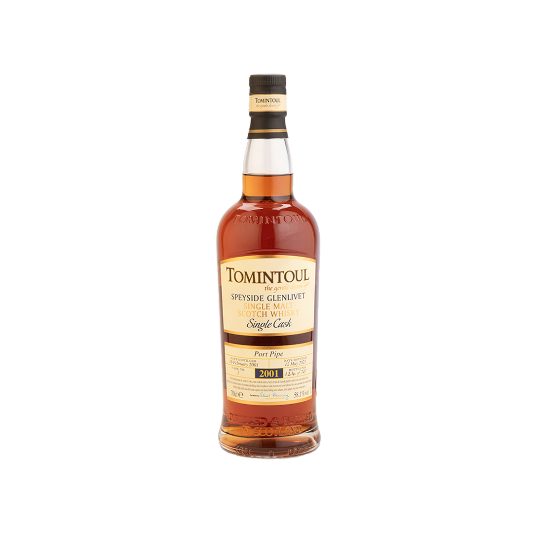 Tomintoul 20 Year Old Port Pipe - Distilled 2001