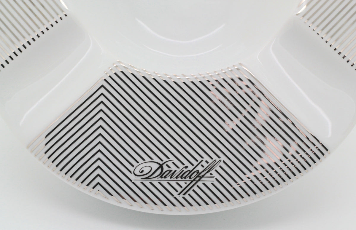 Davidoff 2 Cigar Round Porcelain Ashtray